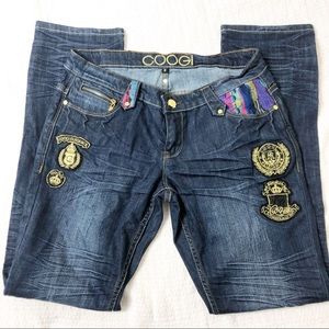 Coogi Vintage Women’s Colorful Embroidered Jeans